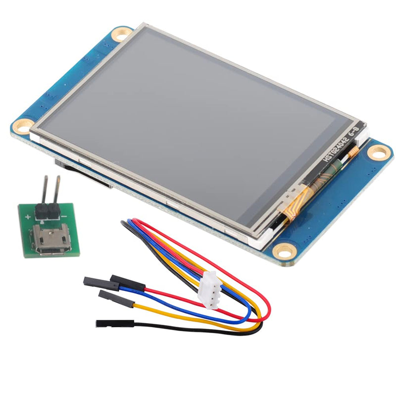 [AUSTRALIA] - DIYmalls Nextion 2.4 Inch HMI Display Resistive Touchscreen 5V TFT LCD 320x240 for Arduino ESP32 (NX3224T024) 