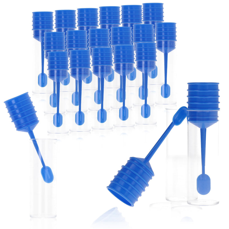 Horn Medical 20 x Examination Tubes, Chair / Waste Tubes, Sample Tube with Spoon