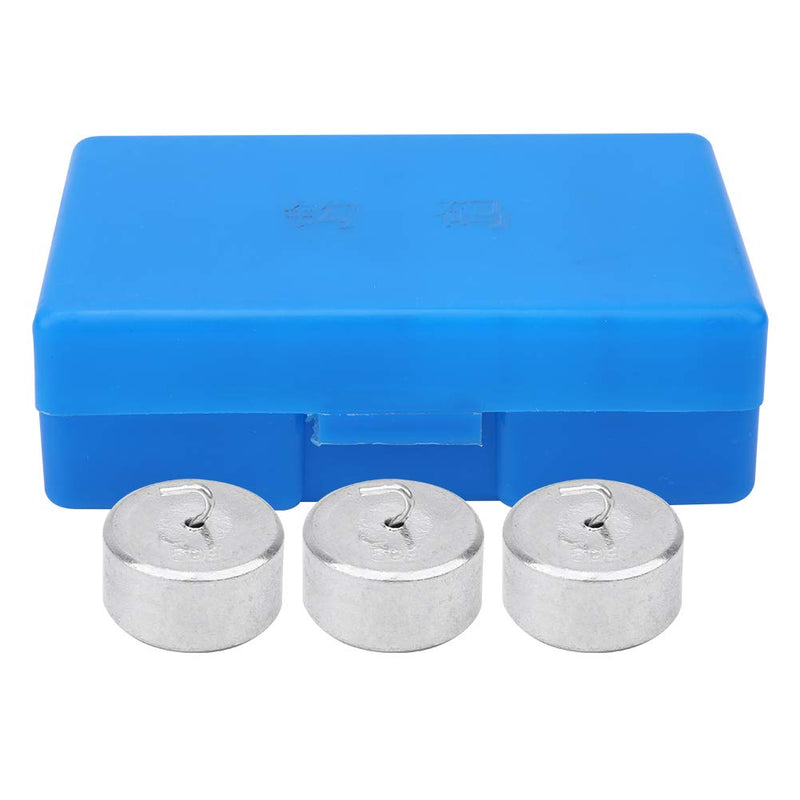 Qcwwy 10 Piece Laboratory Weights 50g Weight Calibration Weight Set with Hook and Ring Scale Calibration Weight Kit for School Grouping Experiments