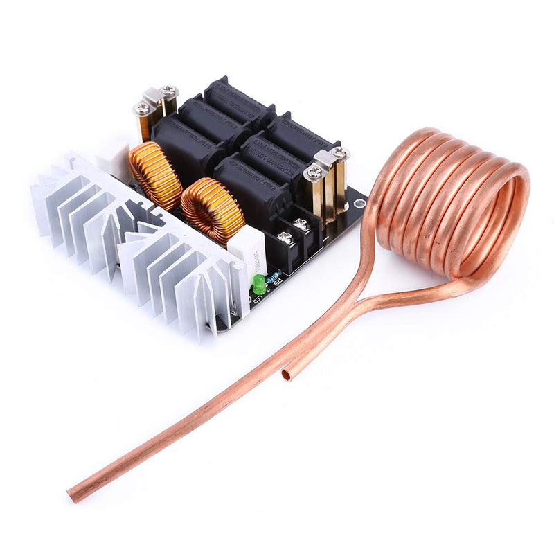 1000W ZVS Low Voltage Induction Induction Heater Coil Kit Induction Heating Module Heating Board Module Flyback Driver Heating DIY