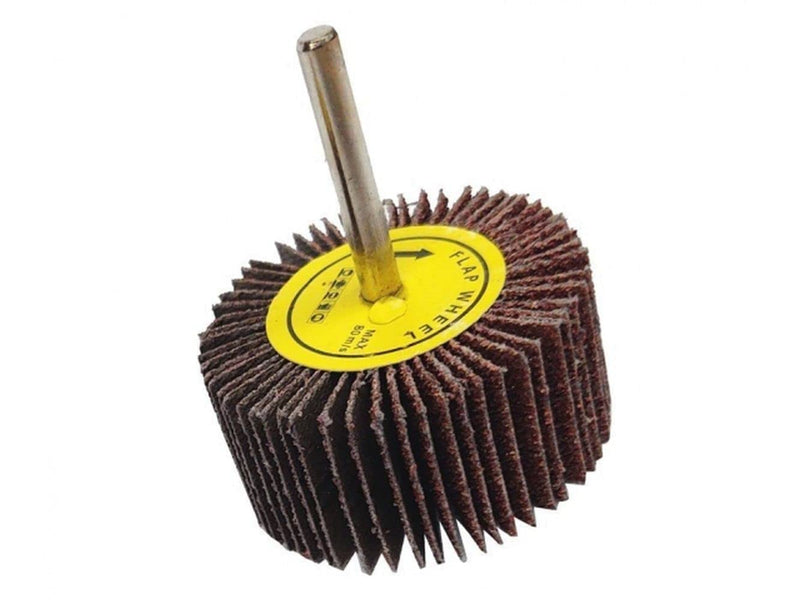Set of 5/10/20 Lamellar Sanders, 30 mm x 15 mm, 6 mm Handle Grinding Heads for Drills, Flap Sanders, Grit 40-120, for Metal and Wood (5, P120)