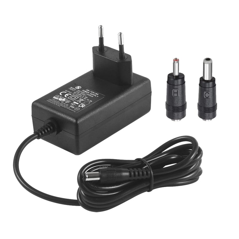 DC 15V 1A 1000mA Power Supply Adapter, Plug 5.5 mm x 2.1 mm with Selectable 5.5 mm x 2.5 mm, 3.5 mm x 1.35 mm Plug Tips