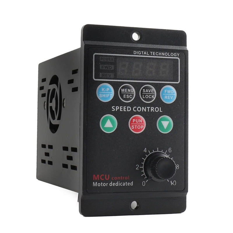 NICCOO Frequency Converter, 750 W VFD Frequency Converter Inverter Drive Inverter Variable Frequency Driver Inverter, Single-Phase Input and Three-Phase Output, for 3 Phase Three-Phase Motors