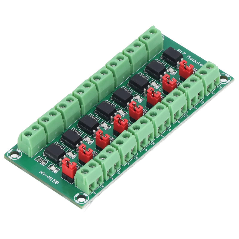 Optocoupler Insulation Board 3.6-30V Optocoupler Isolation Module 8 Channel Signal Converter PCB Material High Level Output