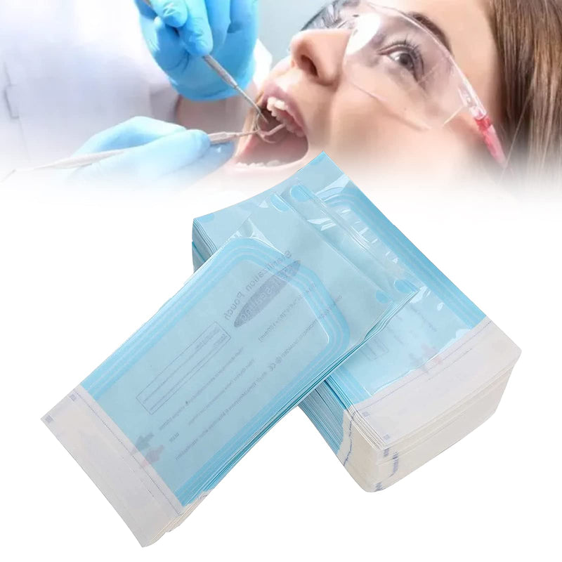 [AUSTRALIA] - Pack of 100 Sterilisation Bags, Self-Sealing Sterilisation Bags, Autoclave Self-Sealing Sterilisation Bags, Small, 70 x 230 mm 