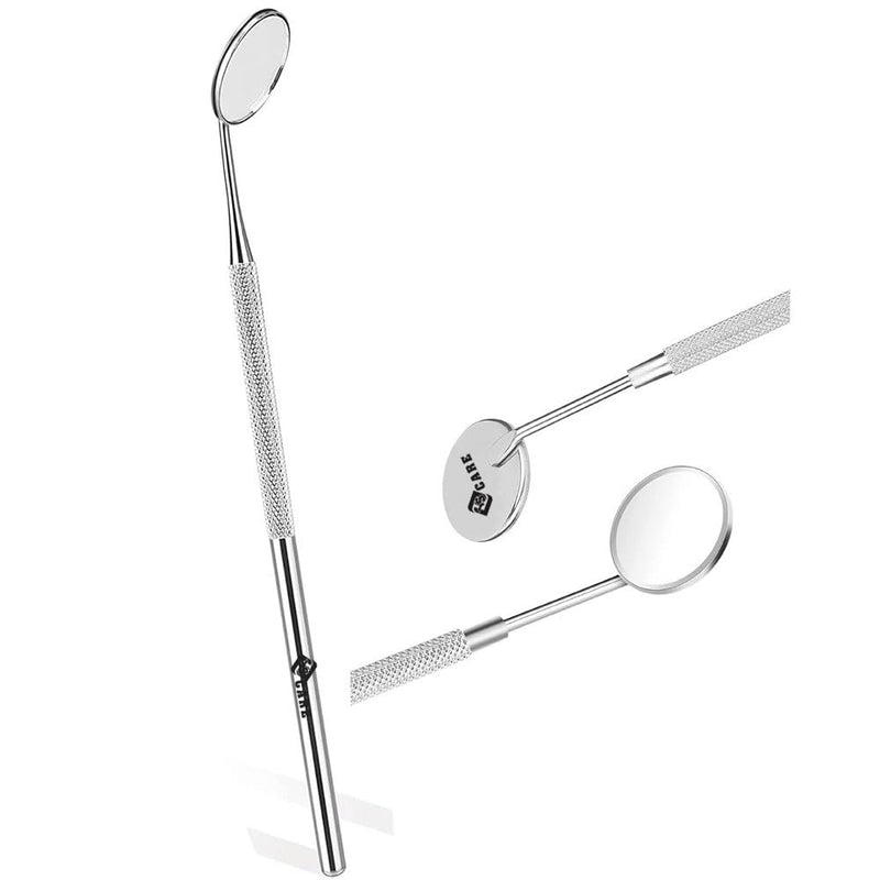 YSCARE Dental Mouth Mirror Mouth Tooth Mirror Inspection Mirror Dental Care Set T Oral Care Mouth Control Extension Tool Also Suitable for Eyelash Extensions (Single Mirror) Einzelspiegel