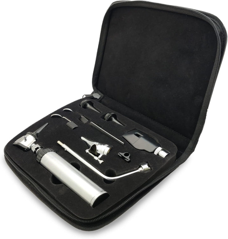 [AUSTRALIA] - Fiber Optic Otoscope Set for Adults Kids Otoscope Ear Healthy Tool for Nurses Adults Kids Baby Elderly Pets Animals Veterinary Otoscope 