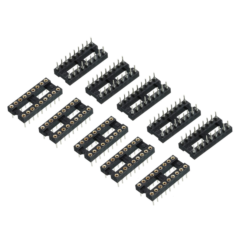 [AUSTRALIA] - sourcing map DIP IC Chip Socket Adapter Flat Pin 18P 2.54mm Pitch IC Socket for PCB Board Chip 10 Pack 