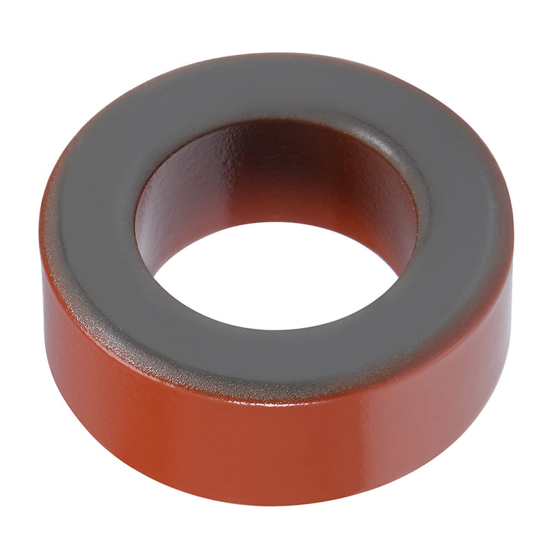 YOKIVE Toroid Core Ferrite Choke Ring Iron Powder Inductor Ferrite Ring Good for Power Transformers (Red Grey 40.5 mm x 23.5 mm x 14.7 mm)