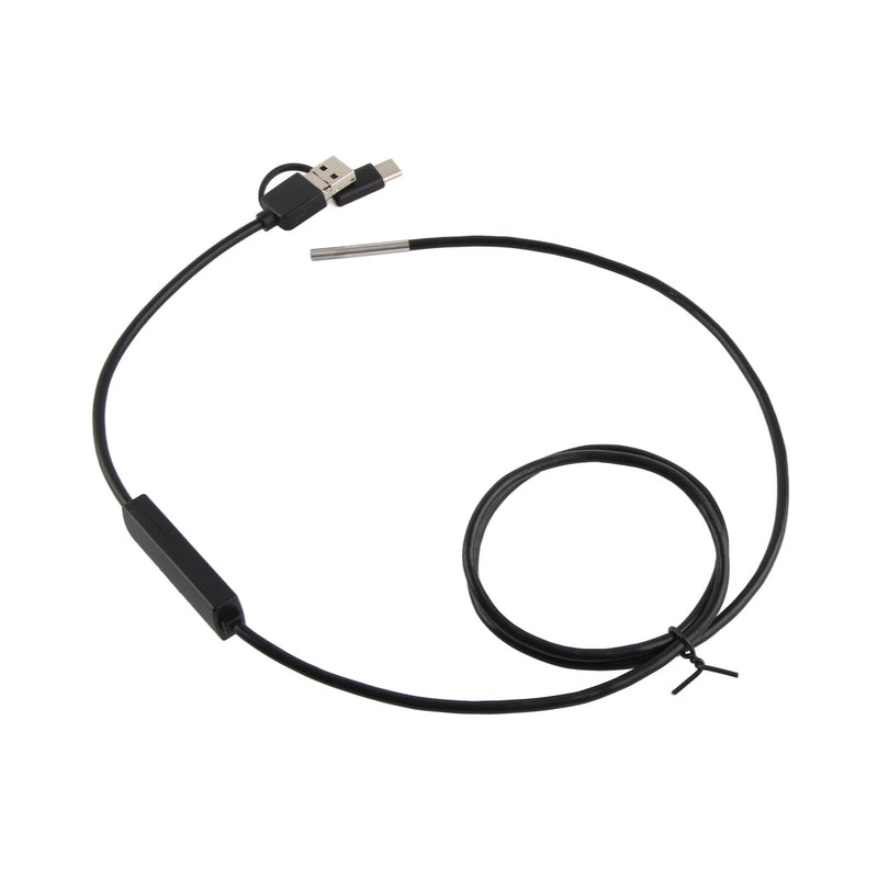 [AUSTRALIA] - USB Endoscope Support 3 in 1 3.9mm Lens for Android Endoscope Inspection Snake Camera Waterproof (1 Meter Soft Wire) 1 Meter weicher Draht 