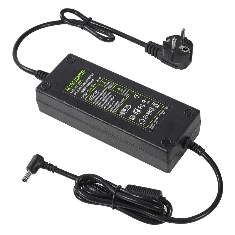12V 10A Power Supply Adapter, AC 100V-240V to DC 12V 10A 120W Voltage Converter LED Transformer Power Supply 5.5 mm x 2.5/2.1 mm Plug for LED Strip Module Light CCTV Cameras 3D Printer 12 V, 10 A, 120 W