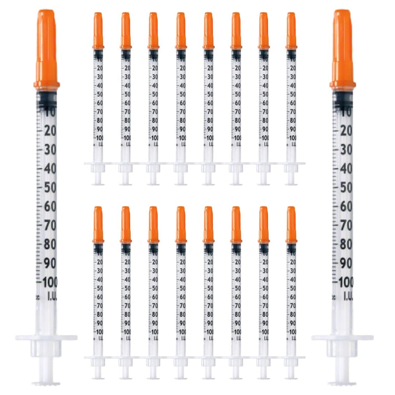 [AUSTRALIA] - Pack of 10 1 ml/cc Plastic Tube 30G (0.3 x 12.7 mm), Multi-Purpose Measuring Tools, Individually Packed (30G 1/2 Inch) 