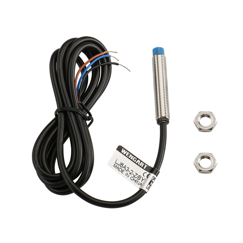 Inductive Proximity Sensor Switch LJ8A3-2-Z,M8,DC10-30V,NO, PNP 300mA,2mm Detecting Distance,3 Wire NO
