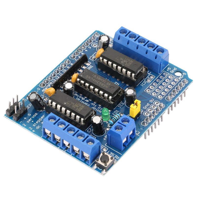 Motor Driver Shield, L293D Motor Driver Plate for Engine Plate L293D Engine Drive Shield Expansion Board Module Motor Drive Tool