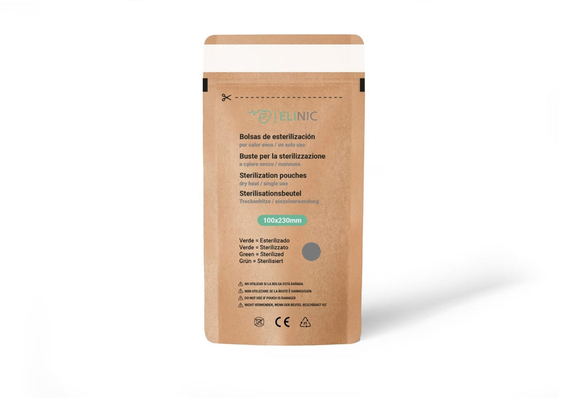 [AUSTRALIA] - Dry Heat Sterilization Bags - Pack of 100 (100mm x 230mm) 100*230mm 