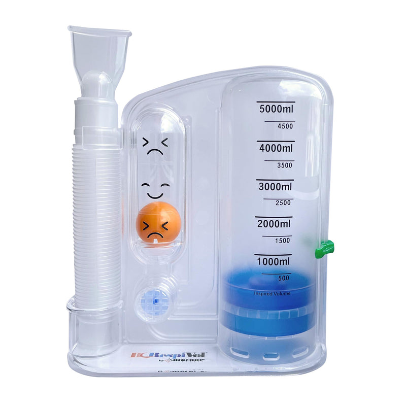 [AUSTRALIA] - BC Respivol Volumetric Inspiration Trainer 5000ml One Ball Spirometer for Breathing Exercises 5000 ml 