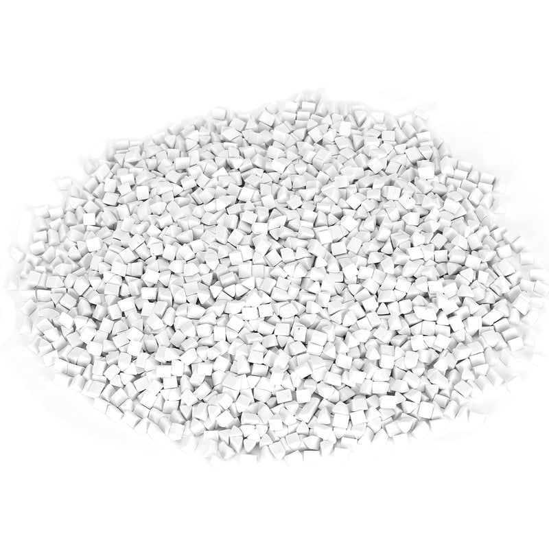 Polishing Abrasive Material Ceramic Filler Ceramic Pellets Non Abrasive Abrasive for Small Stones Tumbling Triangle 3lb for All Kinds of Tumblers for Bowlers