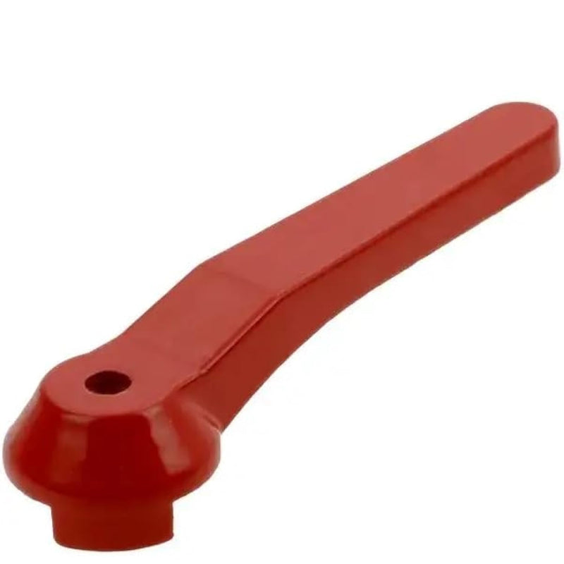 cyclingcolors Lever Handle for Ball Valve Red Lever Aluminium Water Tap Single Lever Handle Shut-off Valve Ball Outlet Valve 3/4 Inch
