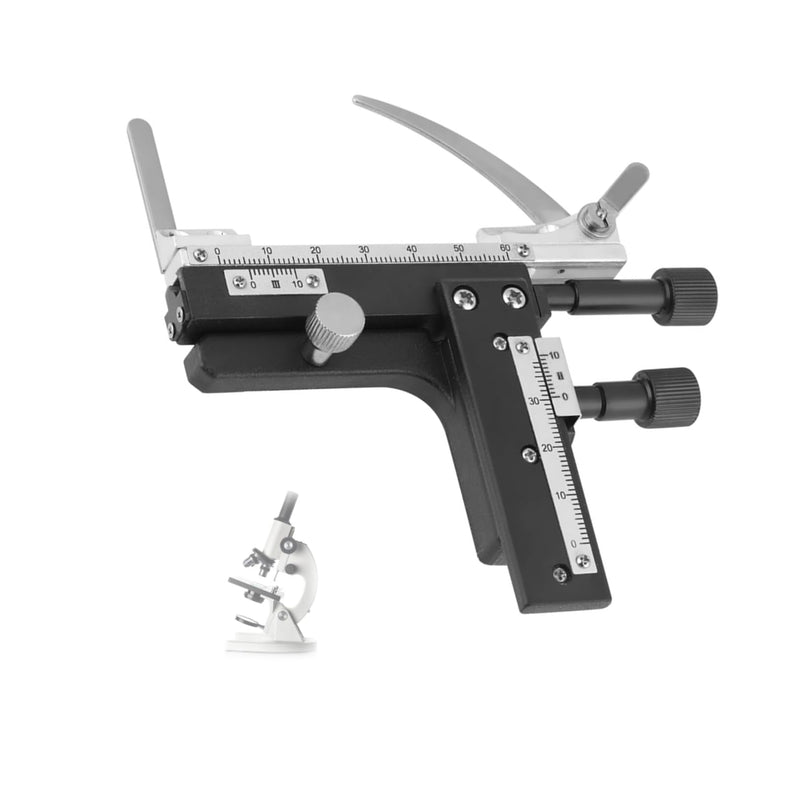 Movable Table Microscope, Professional Attachable Mechanical X-Y Movable Table Caliper for Microscopes