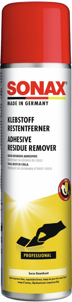 [AUSTRALIA] - SONAX Adhesive residue remover (400 ml) for quick and residue-free removal of adhesive residue and paper adhesive labels, item no. 04774000 400 ml 