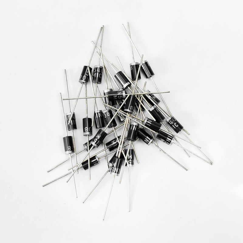 Innfeeltech 30pcs 1N5408 Rectifier Diodes Universal Silicon Rectifier, 3A, 1000V Silicon Rectifier Diodes