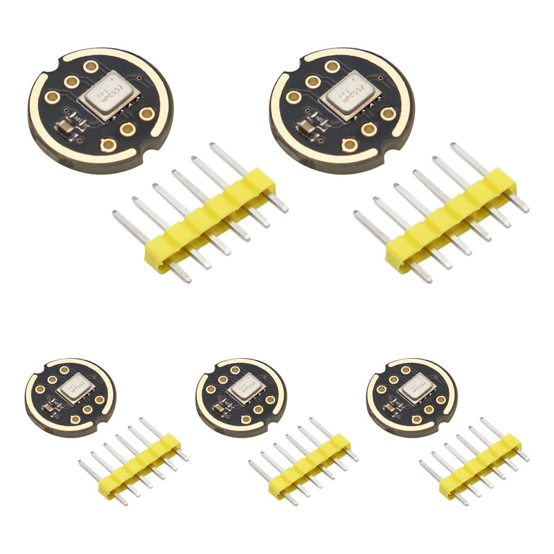 APKLVSR Pack of 5 Omnidirectional Microphone Module I2S Interface, High Precision Low Performance for ESP