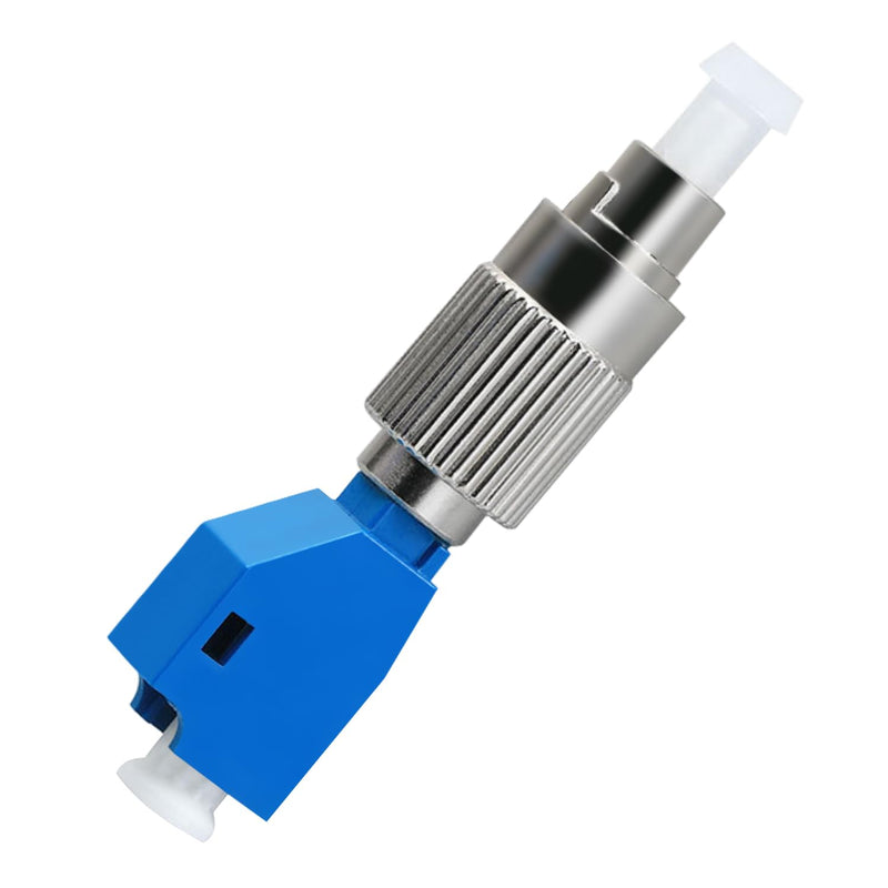 QIANRENON FC Male to LC Female Singlemode Fibre Optic Adapter SM 9/125μm FC/UPC Male to LC/UPC Female Hybrid Fibre Simplex Converter Coupler, for Red Light Pen Optical Power Meter Patch Cord Pigtail