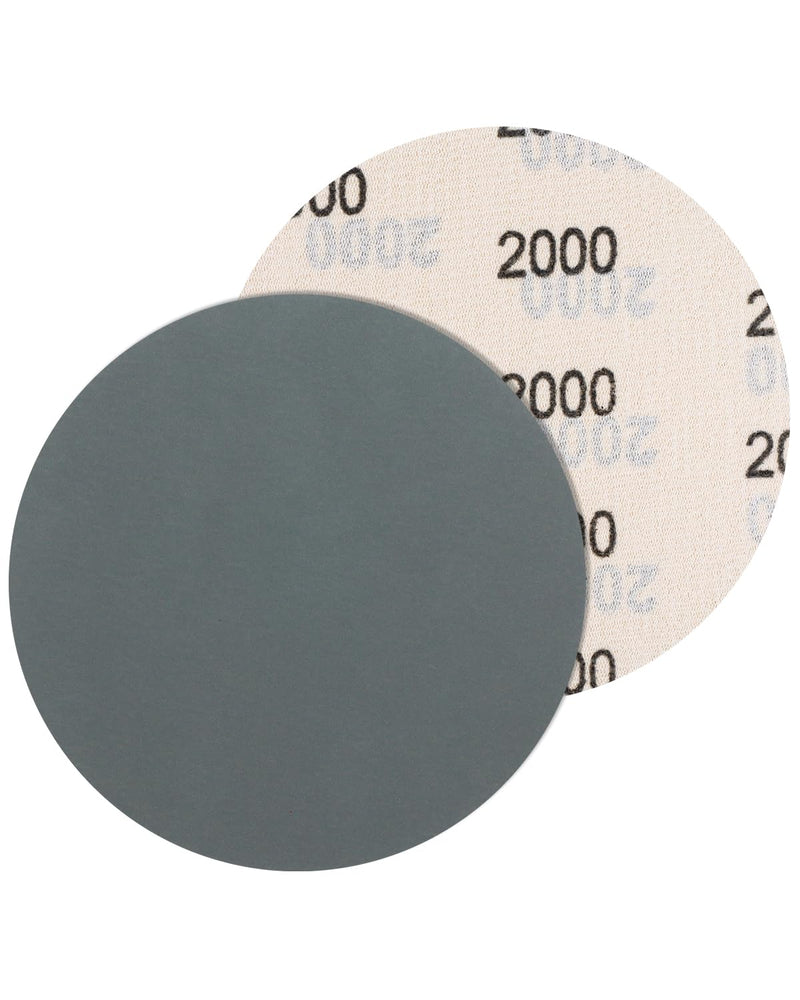 Bolatus Pack of 5 Sandpaper 125 mm Velcro, Grit 2000 Wet Dry Sanding Discs Round Random Orbital Sanders Sanding Sheets for Car Metal Wood Pack of 5 2000 grit