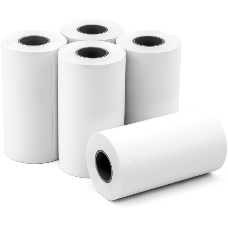 BOOPARTS - 5 x Thermal Paper Roll Compatible TESTO 0554 0568 for Testo 0554 0549-0572 0576-0554 0620 and 0554 0621 - Thermal Paper Replacement for Printer