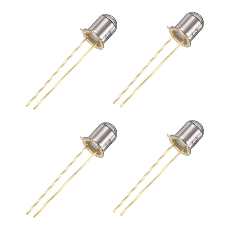 PATIKIL 5mm Photodiode, 4 Pack Photo Transistors Photodiodes Light Sensitive Diode Sensors Round Lens for Electronic Project