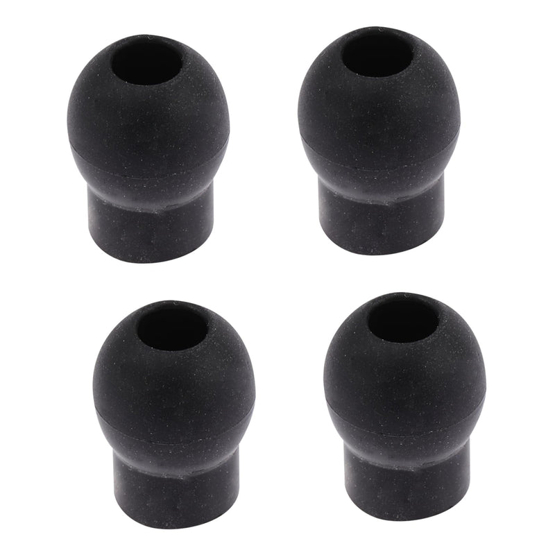 Healvian Pack of 4 Ear Plugs Accessories Ear Plugs Non Medical Not Medical Not Medical Soft Ear Tips Replacement Earplugs Not Medical Not Medical Not 1.5x1.2cm black