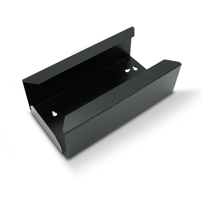 SWAVGO - Glove Holder - Glove Dispenser for Disposable Gloves - with Wall Mount (Black) black