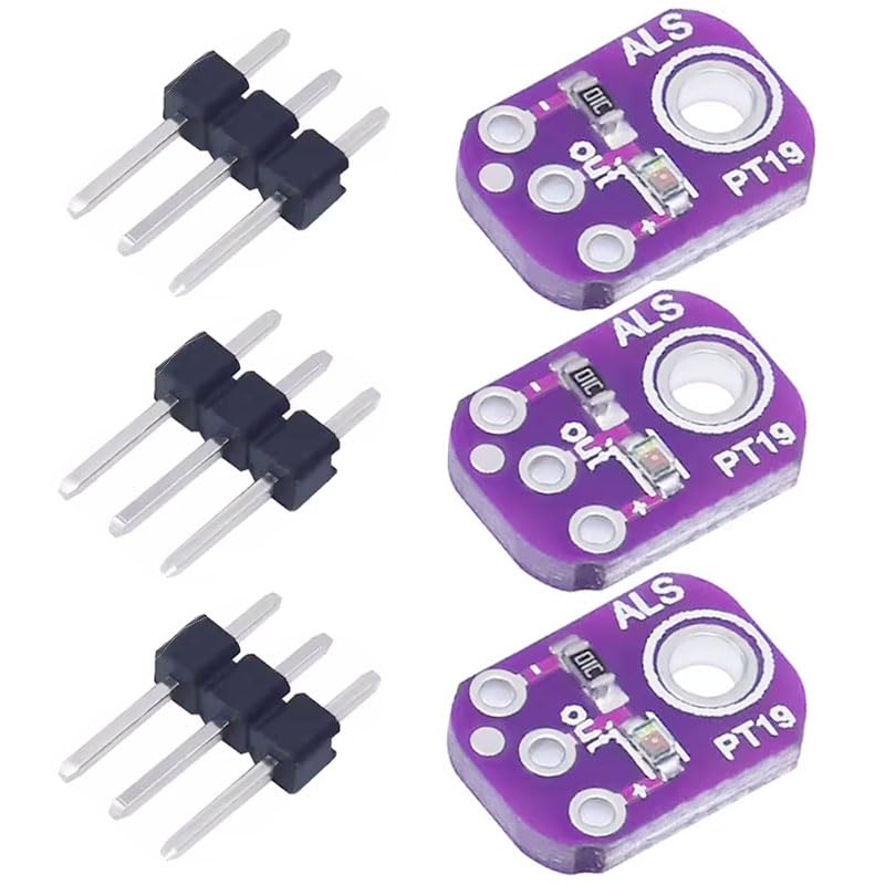 ALS-PT19 Analogue Light Sensor Module High Dynamic Range Light Sensor Pack of 3