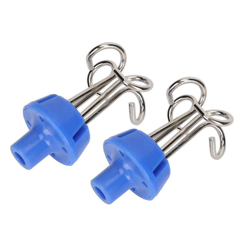 2 Pieces Infusion Stand Hanging Hooks, Infusion Stand Hook with 4 Hangers, Vertical Metal Infusion Stand Hook, Dropper Bag Hanger Hook for Home Hospitals