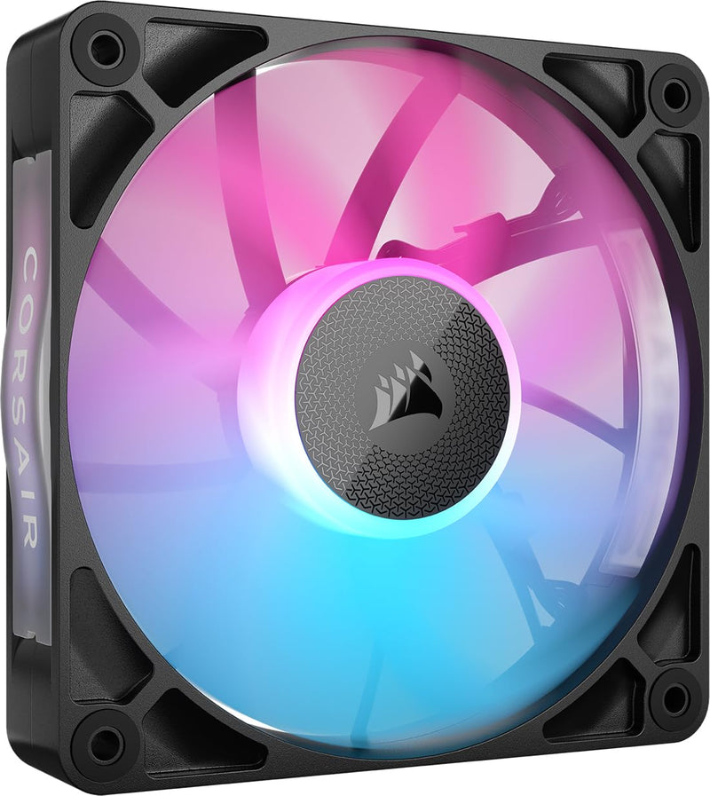 CORSAIR iCUE Link RX120 RGB 120mm PWM Fan - Magnetic Dome Bearing - Single Fan - Black 1 x 120mm