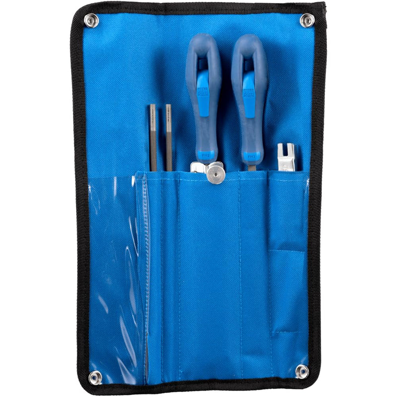 [AUSTRALIA] - PFERD Sharpening Files Set CS-SLS- 5.16 in Roll Bag | Diameter 5.16 mm | 13/64 Inch for Chain Pitch 3/8 Inch | For Comfortable and Power-saving Sharpening of Saw Chains - Part 18077 CHAIN SHARP SET 13/64" 