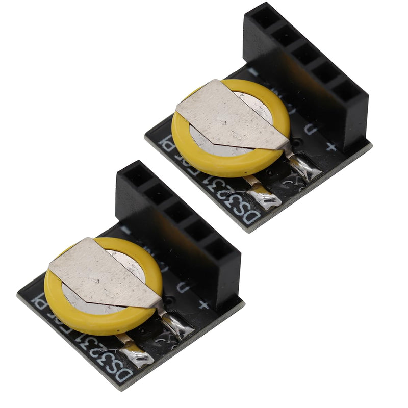 Heevhas 2pcs Real Time Clock High Precision Real-time Clock Module Memory Module for Arduino for Raspberry Pi