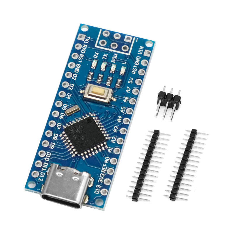 Nano Development Board with CH340 Chip Binghe Nano Development Board Chip CH340 Type-C Connector 5V 16M Compatible with Arduino IDE