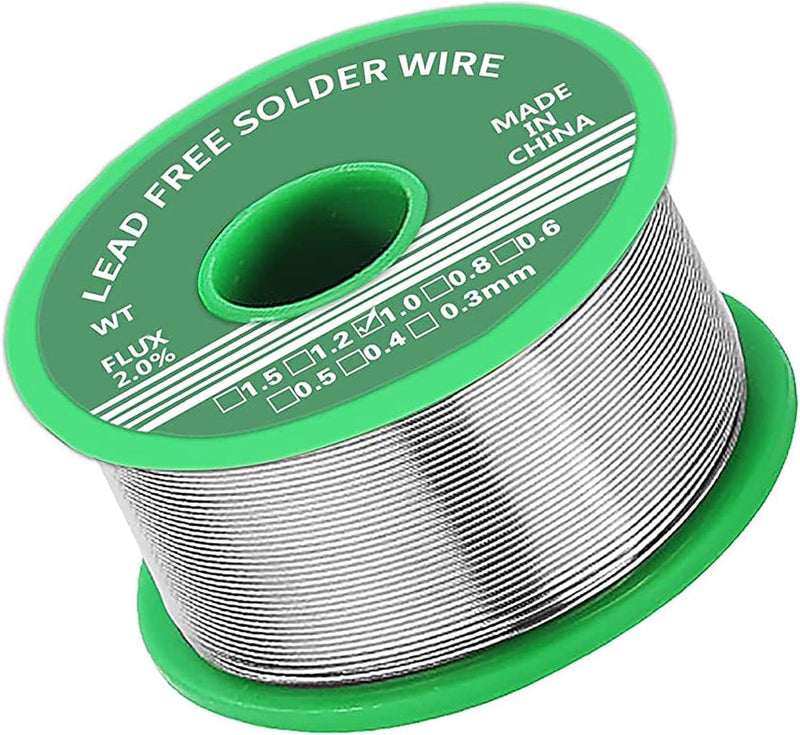 [AUSTRALIA] - Solder 1.0 mm, solder lead free with rosin core, 20 g for the repair and DIY of electronic electric soldering components Solder 1.0 Mm 20 G 