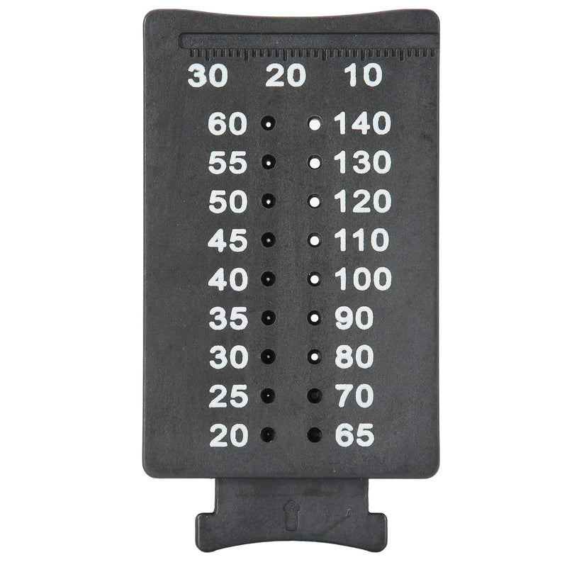 FUREIN SMILE Gutta Percha Cutter Measuring Ruler Dental Tool Precision Engineered Plastic 7 x 4 cm