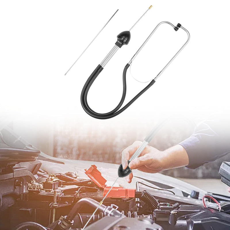 [AUSTRALIA] - Mechanic Stethoscope Car Motor Stethoscope Machine Diagnostic Tester Tester Car Mechanic Stetoscope 
