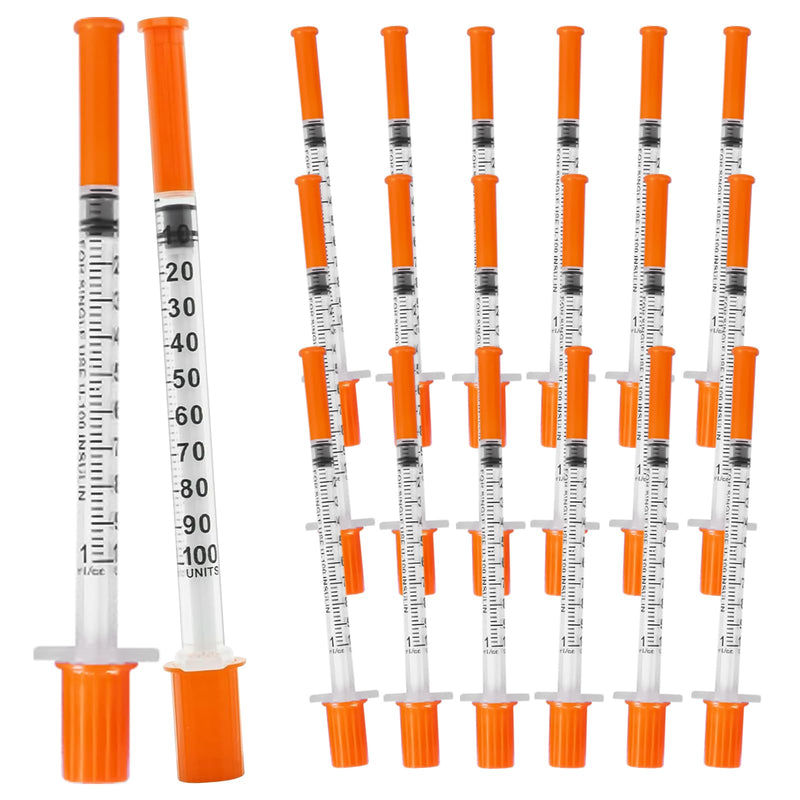 Pack of 20 1 ml Plastic Tube Syringes Multi-Purpose Measuring Tools Plastic Individually Packed Liquid Measuring Syringe with Plastic Tubes Pet Feeding Plant Watering