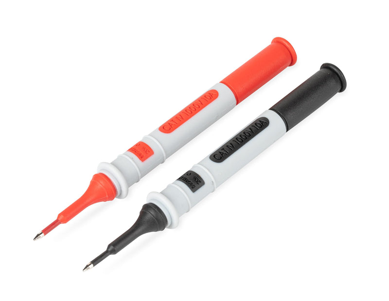 WAGO Test Probes 206-912, Extra Small, Narrow Tips for Measuring in Clamp Blocks without Adapter, 2 mm Diameter, Standard Compliant, up to 10 A