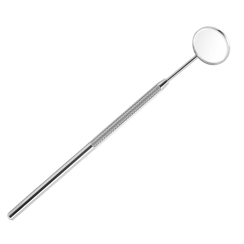 [AUSTRALIA] - EUZUXU Dental Mouth Mirror Mouth Tooth Mirror Inspection Mirror Curve Angle Dentist Oral Care Mouth Control Extension Tool Silver 