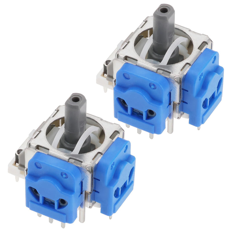 Create idea 2pcs Hall Effect Replacement Stick V3 Module Compatible with Switch Pro Controller Magnetic Effect Drift Fix Sensor Module Blue