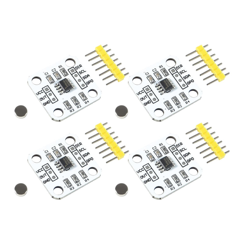 [AUSTRALIA] - 4pcs 12bit High Precision AS5600 Magnetic Encoder, Magnetic Induction Angle Sensor Module, It Comes with a Magnet 