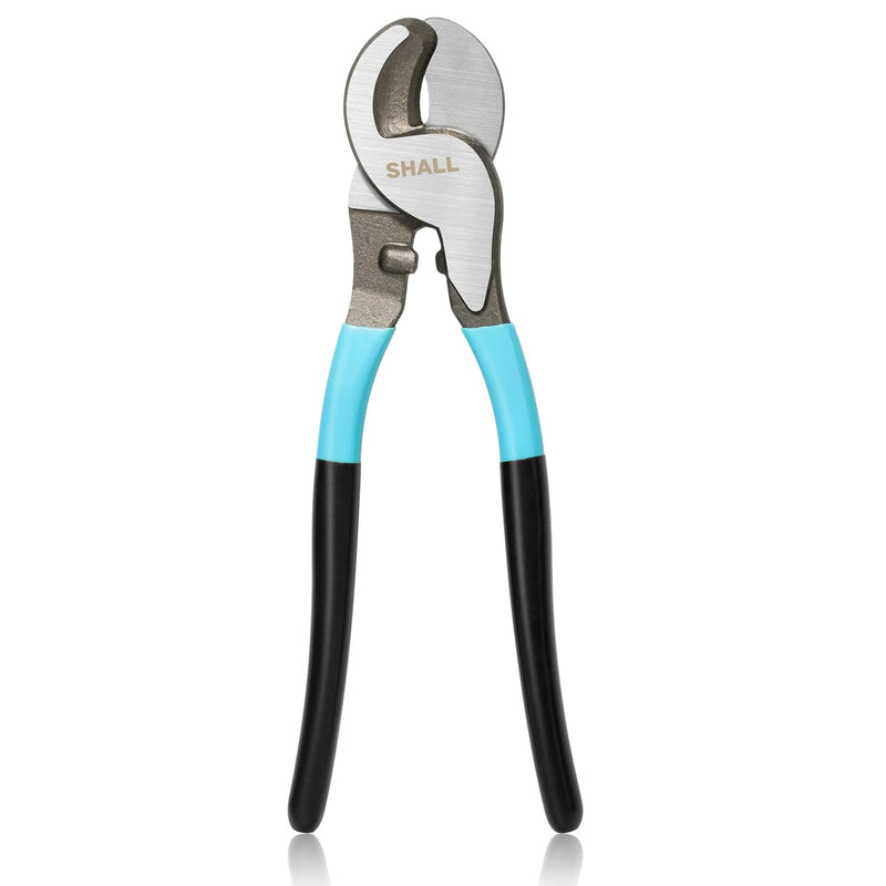 SHALL Cable Cutter 9.44"/240mm High Hardness Cable Cutting Tool with Non-Slip Grip Ideal for Clean Cutting and Stripping Copper Wires