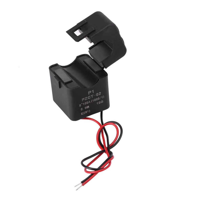 PZCT-02 Current Transformer Set 100 A AC Current Sensor for Energy Meter Precision Coil Sensor in Split Design Pack of 3