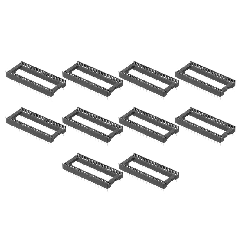 [AUSTRALIA] - QUARKZMAN 12pcs DIP IC Chip Socket Adapter 2.54mm Pitch 32 Pin Gate Soldering Flat Circuit Chip 