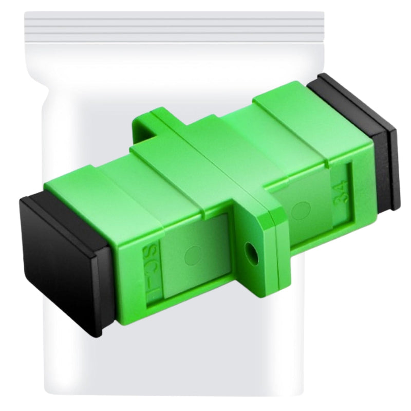opteec® Coupler/Adapter - SC-APC/SC-APC - Female/Female - for Fiber Optic Cable - Simplex Single Mode SC/APC - SC/APC
